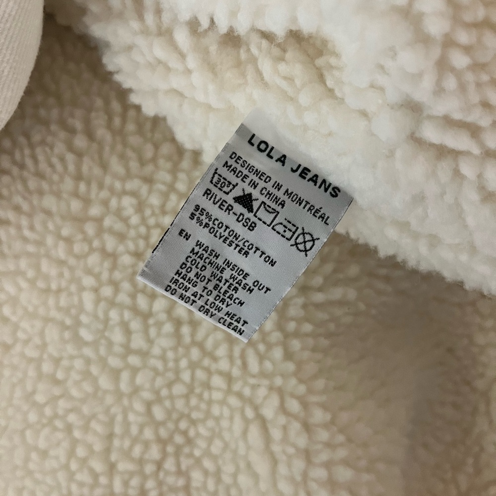 Cream Sherpa-Lined Jacket - Picture 4 of 4